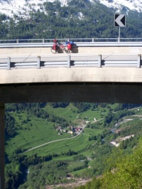 Fahrrad auf Straße