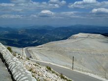 Ventoux-Abfahrt